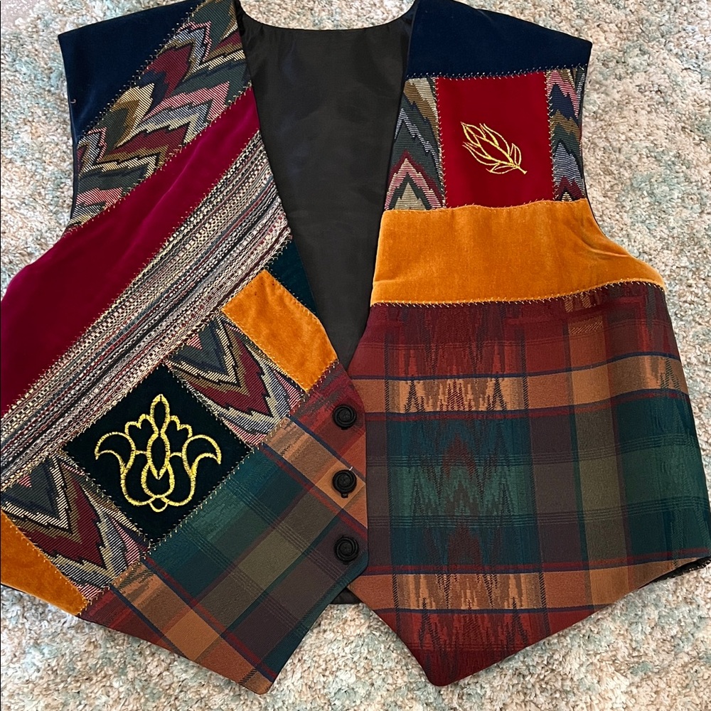 Colorful Patchwork Vest